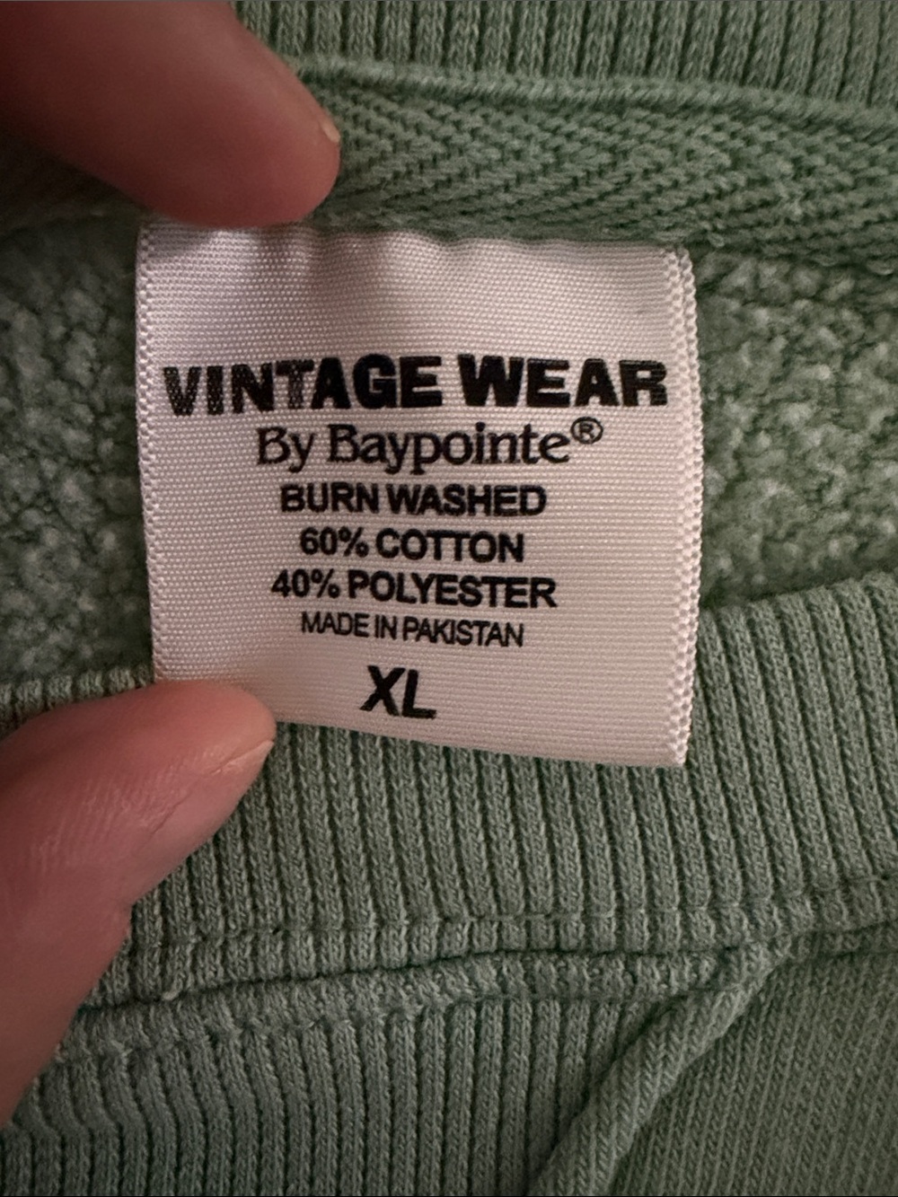 Rosemary Beach Green Crewneck Sweatshirt from Rosemary Beach Trading Co Store - Picture 4 of 5